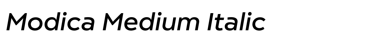 Modica Medium Italic